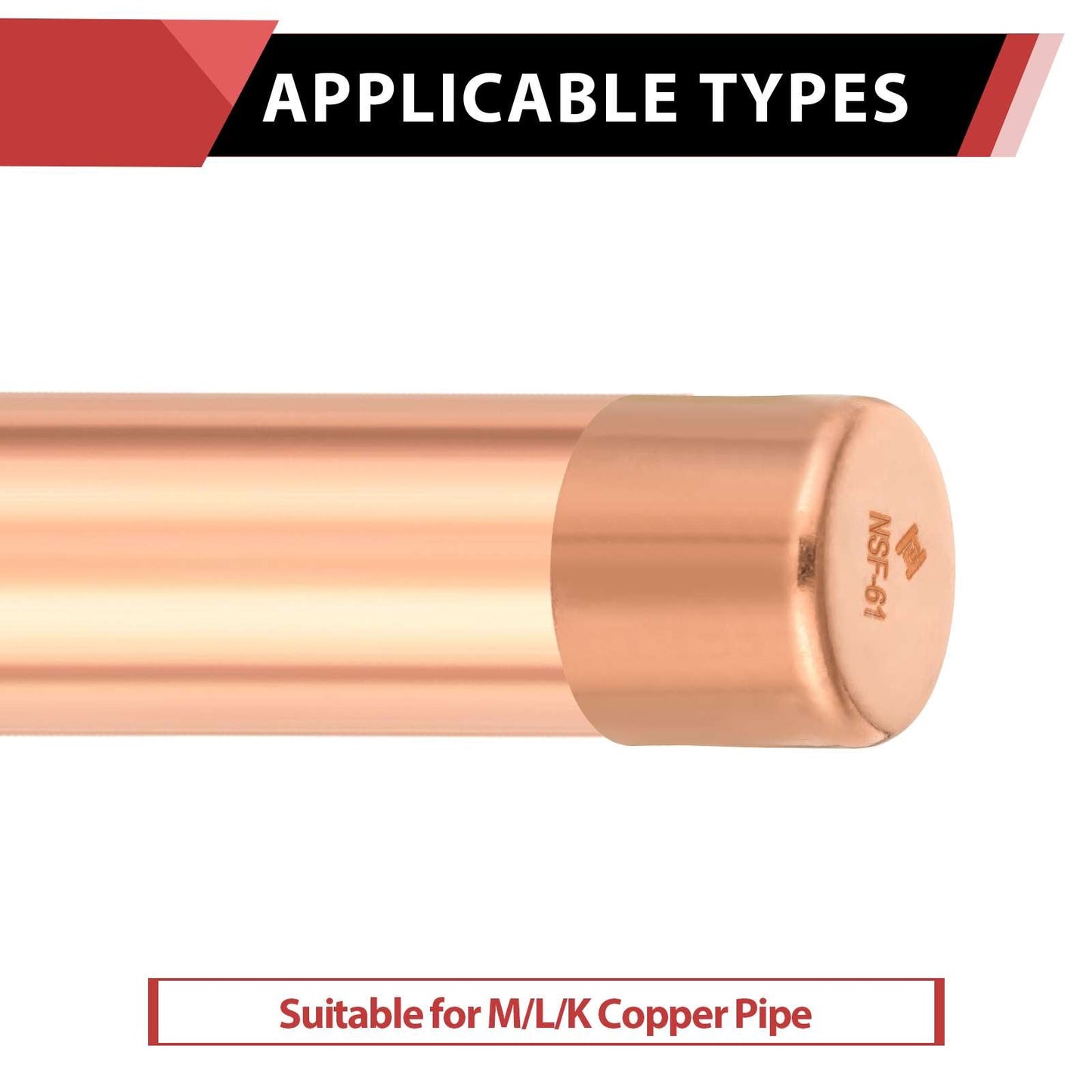30 Pcs 1-1/2" Solder Copper Pipe End Cap (Plug) at Wholesale Price