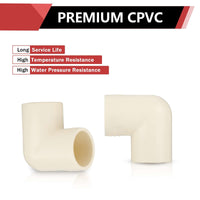 1/2" CPVC CTS 90° Elbow (Socket)