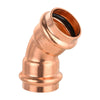 1" Press Copper 45° Elbow (Lead Free) Plumbingsell