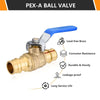 3/4" PEX Expansion Ball Valve, Blue (Lead Free) Plumbingsell