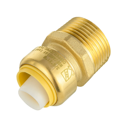 3/4" x 1" M Push Fit Male Adapter