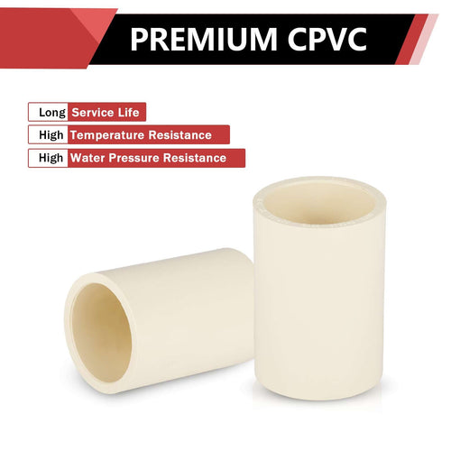 1" CPVC CTS Coupling (Socket)