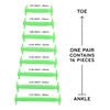 Green Stretchy Tieless Silicone Elastic Shoelaces | 16 Straps The Original Stretchlace