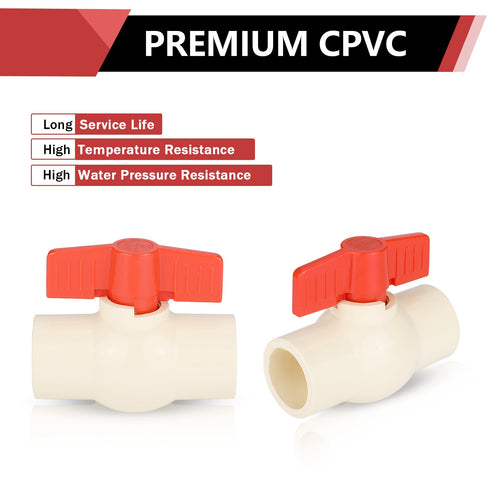 1" CPVC Ball Valve (Solvent)