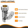 1/2" Nominal (5/8" OD) Compr. x 3/8" OD Compr. Straight Stop Valve, 1/4 Turn (Lead Free) Plumbingsell