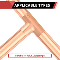 2" X 2" X 2" Copper Tee Plumbingsell