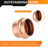 1" Press Copper Cap (Lead Free) Plumbingsell