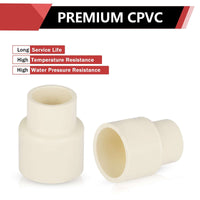 3/4" x 1/2" CPVC CTS Reducer Coupling (Socket)
