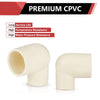 3/4" x 1/2" CPVC CTS 90° Reducing Elbow (Socket)