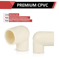 3/4" x 1/2" CPVC CTS 90° Reducing Elbow (Socket)