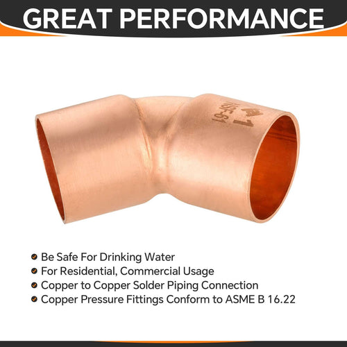 1" 45º Copper Elbow Plumbingsell