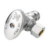 1/2" PEX Expansion x 3/8" OD Compr. Angle Stop Valve, 1/4 Turn (Lead Free) Plumbingsell