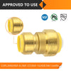 1" x 3/4" Push Fit Coupling