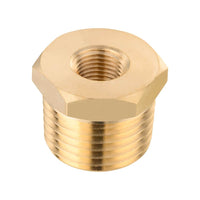 1/2" M x 3/8" F NPT Connector Plumbingsell