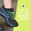 Green Quick Lock No Tie Elastic Shoelaces The Original Stretchlace