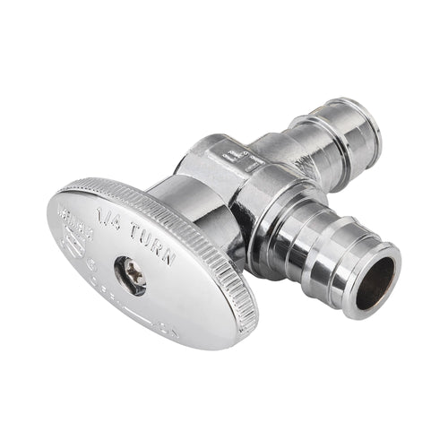 10 Pcs 1/2" x 1/2" PEX Expansion Angle Stop Valve, 1/4 Turn (Lead Free) Plumbingsell