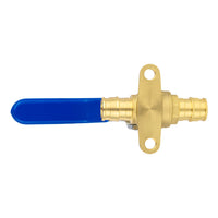 3/4" PEX Expansion Drop Ear Ball Valve, Blue (Lead Free) Plumbingsell