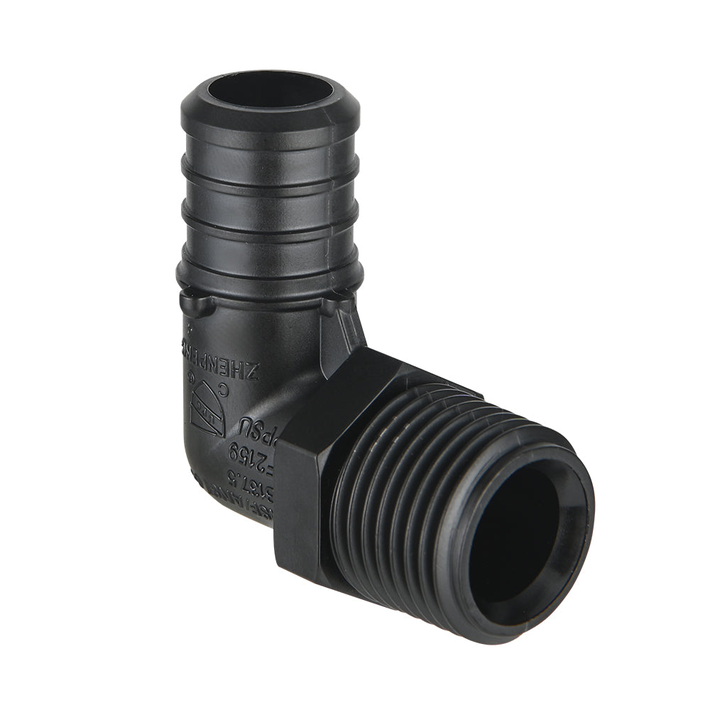 PEX-B Crimp 3/4" x 1/2" Male PPSU Elbow