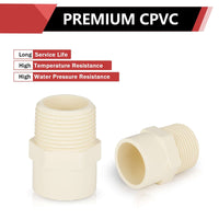 1" CTS CPVC Male Adapter (MIPT x Socket)
