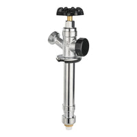 1/2" Push Fit x 3/4" Hose Bibb, 6" Anti Siphon Frost Free Sillcock