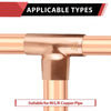 3/4" X 3/4" X 1" Copper Reducing Tee Plumbingsell