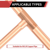30 Pcs 1-1/4" X 1-1/4" X 1" Copper Reducing Tee at Wholesale Price