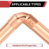 10 Pcs 2" 90º Short Radius Copper Elbow at Wholesale Price