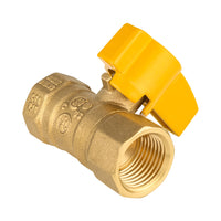 3/4" FNPT Gas Valve, Yellow