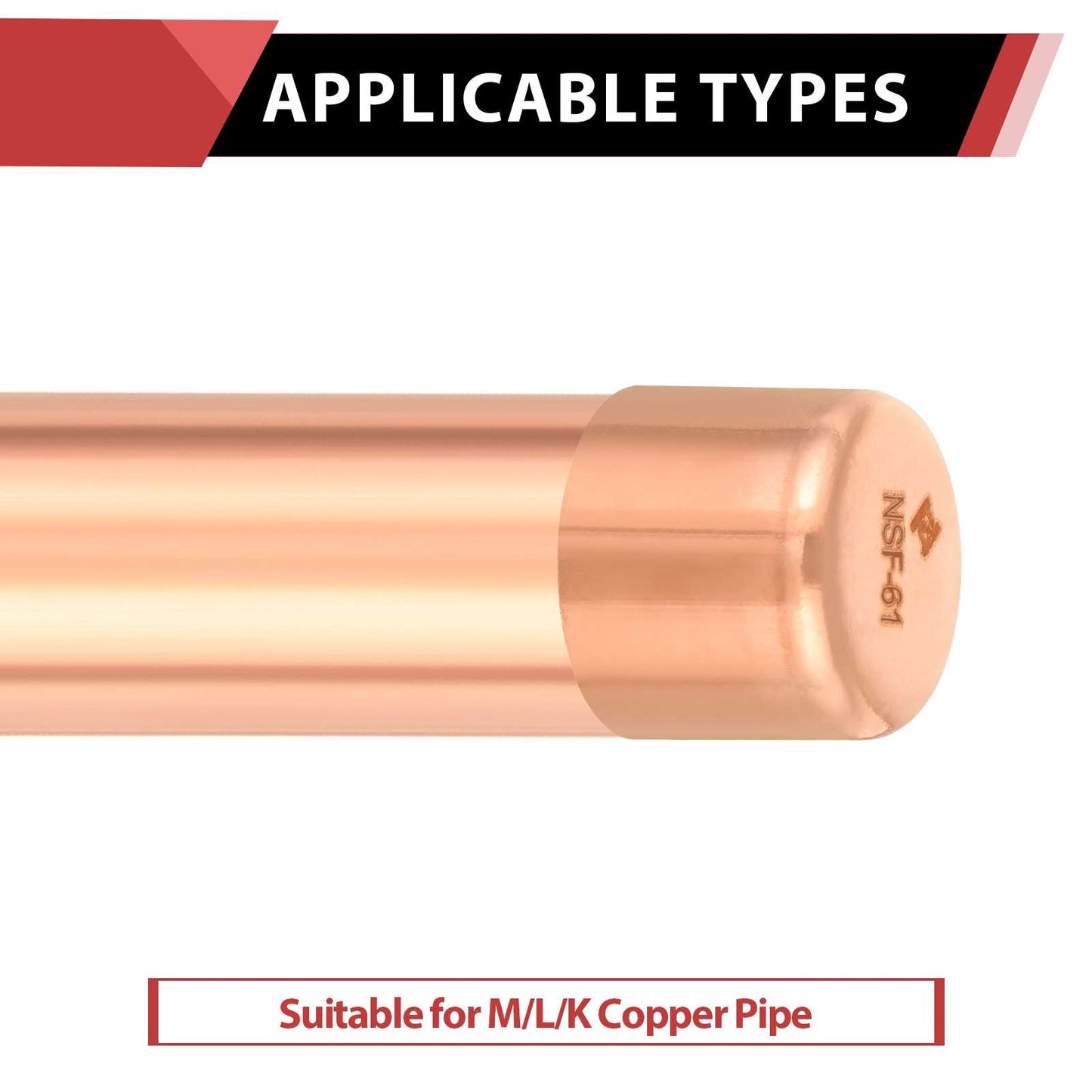 30 Pcs 5/8" Solder Copper Pipe End Cap (Plug) at Wholesale Price