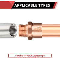 3/4" C x 1/2" MNPT Copper Male Adapter Plumbingsell
