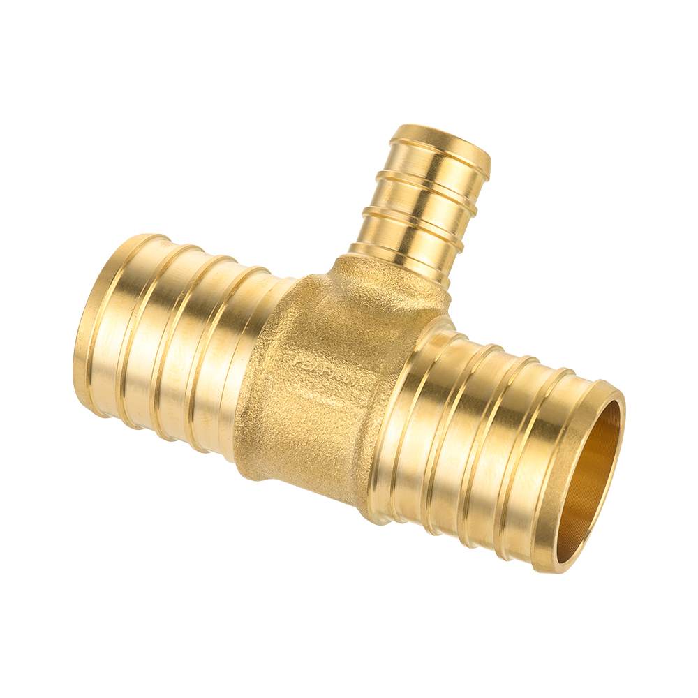 PEX-B Crimp 1" PEX x 1" PEX x 1/2" PEX Reducing Tee (Lead Free)