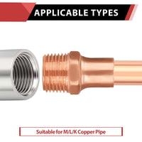 2" C X MNPT Copper Male Adapter Plumbingsell