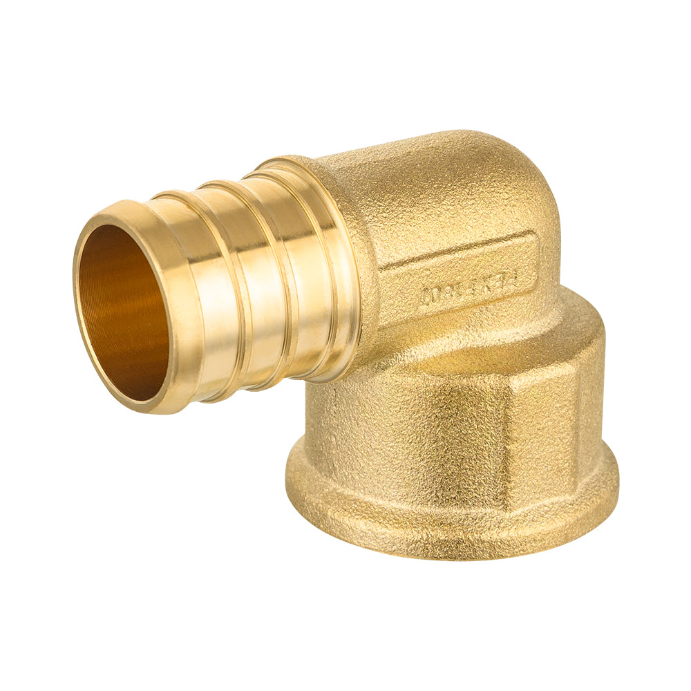 30 Pcs PEX-B Crimp 3/4" PEX x 1/2" Female Threaded Elbow (Lead Free)