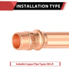 1" Press Copper x 1" Male Threaded Adapter (Lead Free)