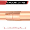 10 Pcs 2" Copper Coupling With Rolled Stop at Wholesale Price
