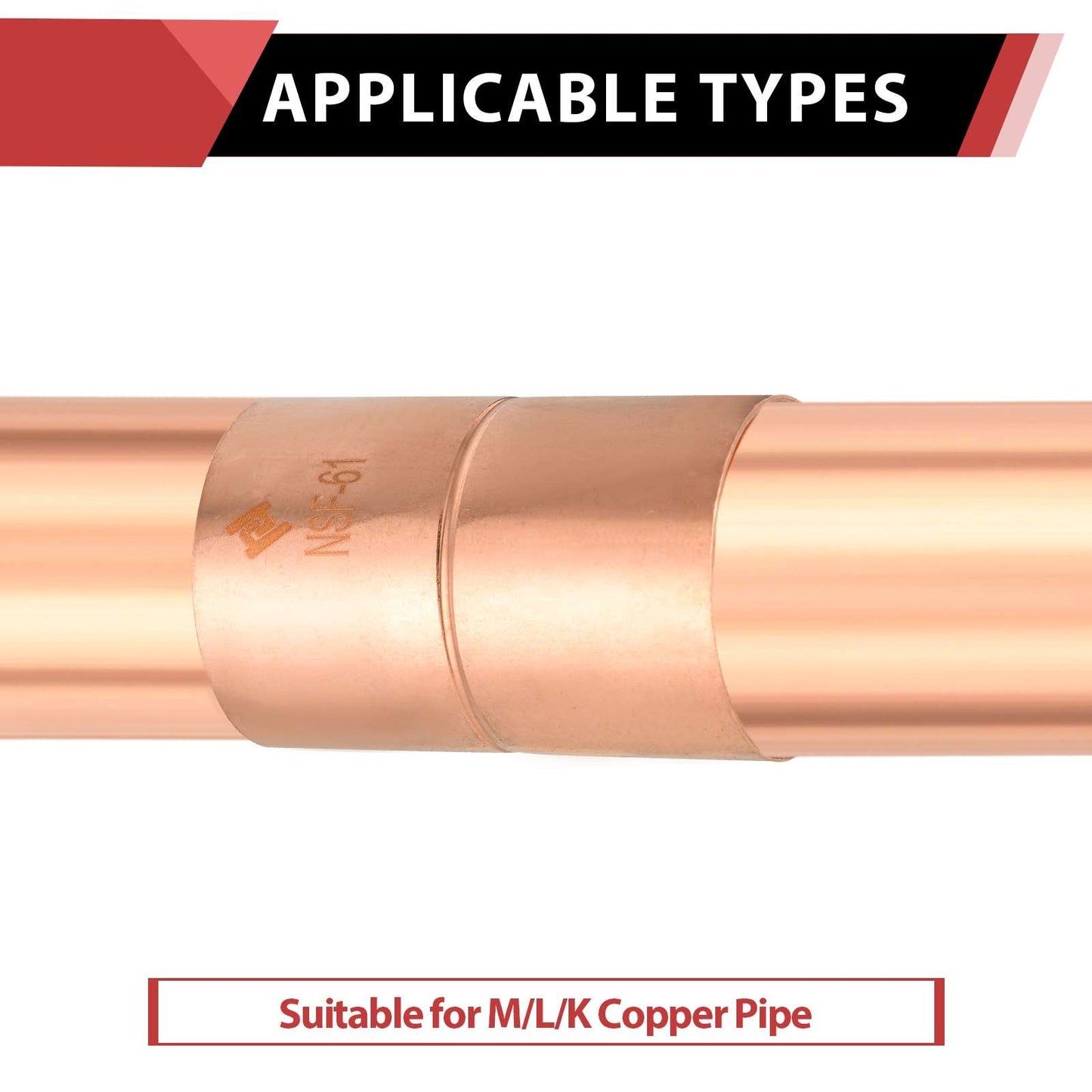 30 Pcs 2" Copper Coupling With Rolled Stop at Wholesale Price