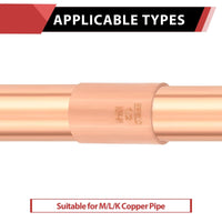 1/2" Copper Coupling, No Stop Plumbingsell