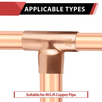 30 Pcs 3/4" X 3/4" X 1" Copper Reducing Tee at Wholesale Price