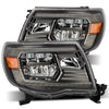 AlphaRex 05-11 Toyota Tacoma LUXX-Series LED Crystal Headlights Alpha-Black OffRoadUSA.com