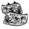 Spyder Ford Expedition 03-06 Projector Headlights LED Halo LED Chrm Low 9006 PRO-YD-FE03-HL-C OffRoadUSA.com