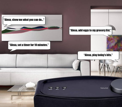 Wi-Fi & Bluetooth Multi-Room Speaker with Amazon Alexa Voice Control Jupiter Gear