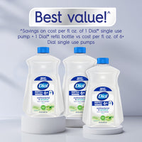 Dial Antibacterial Liquid Hand Soap Refill, Aloe Scent, 52 Ounce EasyOptionXY LLC