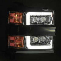 AlphaRex 15-19 Chevrolet Silverado 2500HD/3500HD MKII NOVA-Series LED Projector Headlights Jet Black OffRoadUSA.com