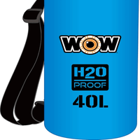 WOW Watersports H2O Proof 40L Drybag Blue Jupiter Gear