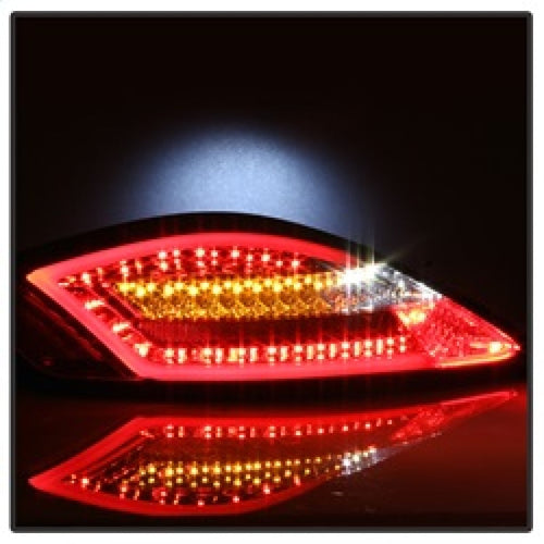 Spyder Porsche 987 Cayman 06-08 / Boxster 05-08 LED Tail Lights - Red Clear ALT-YD-P98705-LED-RC OffRoadUSA.com