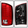 Spyder Dodge Ram 07-08 1500/Ram 07-09 2500/3500 LED Tail Lights Red Clear ALT-YD-DRAM06-LED-RC OffRoadUSA.com