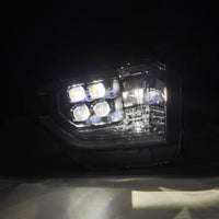 AlphaRex 14-21 Toyota Tundra MK II NOVA-Series LED Projector Headlights Alpha-Black OffRoadUSA.com