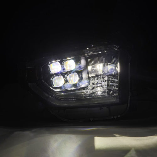 AlphaRex 14-21 Toyota Tundra MK II NOVA-Series LED Projector Headlights Alpha-Black OffRoadUSA.com