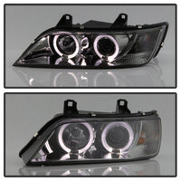 Spyder BMW Z3 96-02 Projector Headlights LED Halo Smoke High H1 Low H1 PRO-YD-BMWZ396-HL-SM OffRoadUSA.com