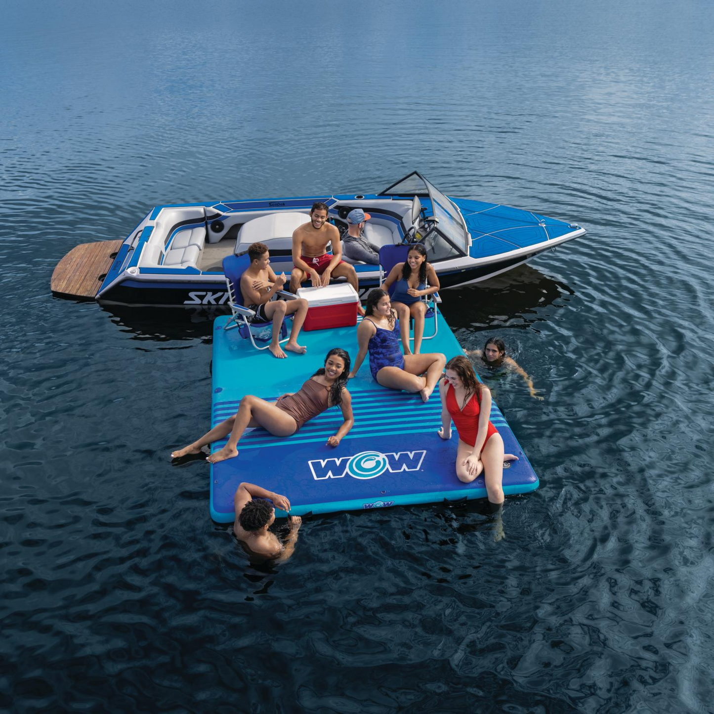 WOW Sports 8'x5'x6" Drop Stitch Vacation Station Dock
